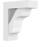 Ekena Millwork Standard Carmel Architectural Grade PVC Bracket With Block Ends, 5"W x 12"D x 14"H BKTP05X12X14CAR05 - alternate 1
